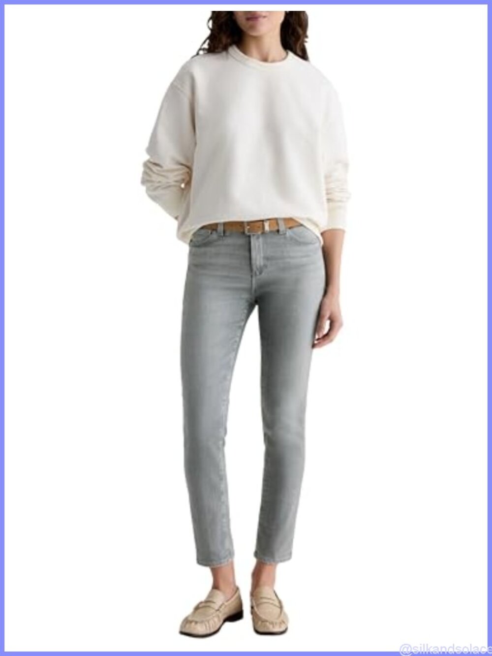 Low Rise Cigarette Ankle Skinny Jeans Slim Fit Tapered Leg